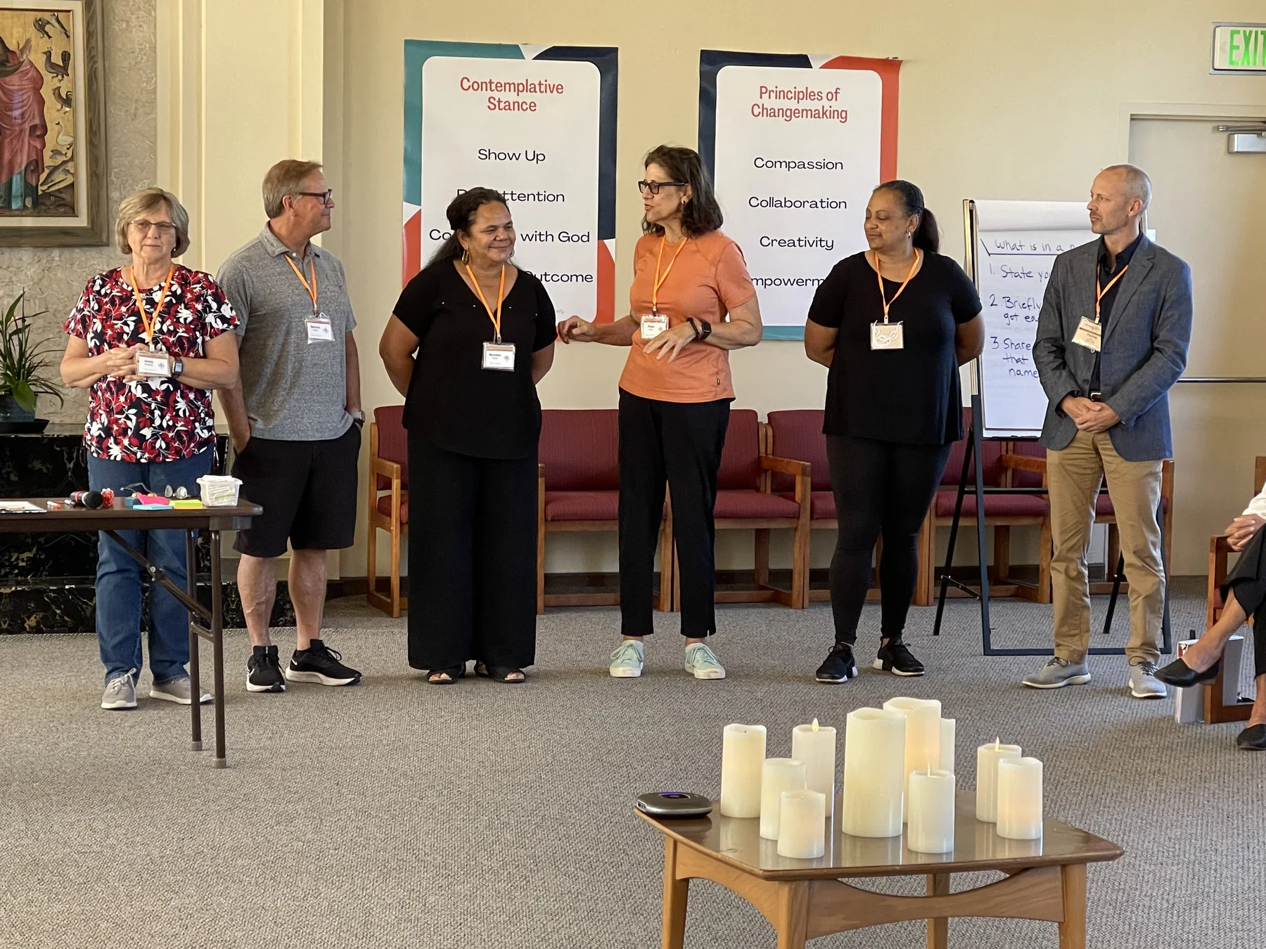 Congregational leaders at a gathering.
