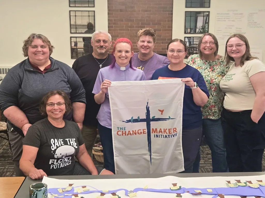 The Changemaker Initiative staff and supporters together.