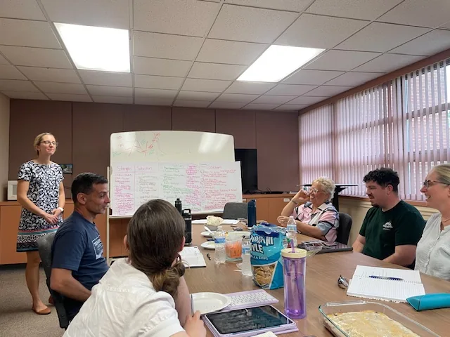 Team planning a community project.